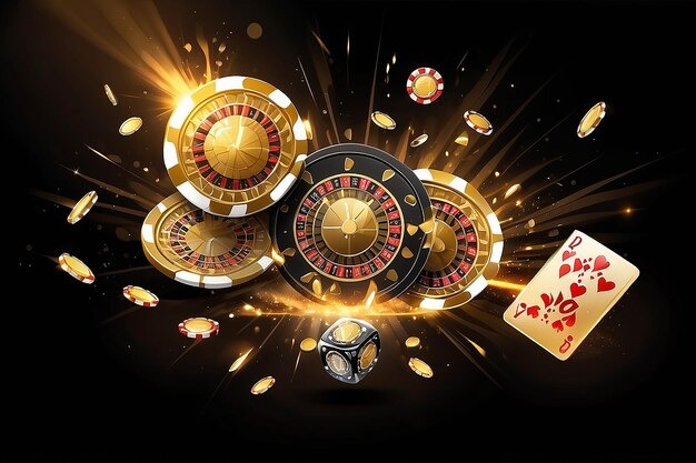 Dragon Tiger betting board and chip denominations